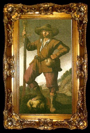 framed  Francisco de Zurbaran david, ta009-2